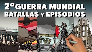 Segunda Guerra Mundial Batallas y episodios [upl. by Ardnuahc]