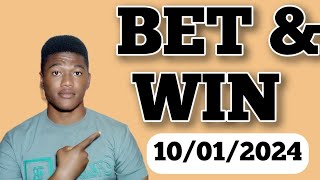 FOOTBALL PREDICTIONS TODAY 1012024 SOCCER PREDICTIONS TODAY  BETTING TIPS footballpredictions [upl. by Ahsiak]