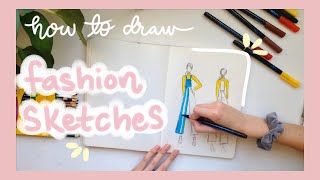 How To Draw Fashion Sketches and Figures [upl. by Wolf]