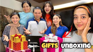 Abu Dhabi Gifts Unboxing 🎁 Gifts per hui larai😱Rabia Faisal Vlogs  Sistrology [upl. by Daffi761]