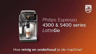 Reinigen en onderhouden Philips Espressomachine  Series 43005400 [upl. by Sabra]