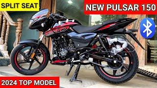 New 2024 Bajaj Pulsar 150 Split Seat Review  pulsar 150 new model 2024  pulsar 150  pulsar bike [upl. by Lladnew]