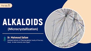 Phytochemistry 2 Alkaloids Microcrystal tests [upl. by Chrisy]