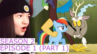 I STARTED SEASON TWO  MLP FIM REACTION [upl. by Natie]