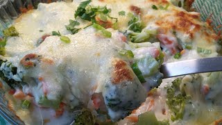 🥦 BRÓCOLIS AO MOLHO BÉCHAMEL  Receita Fácil e Delicioso 😋 molhobranco molhobechamel [upl. by Wsan]