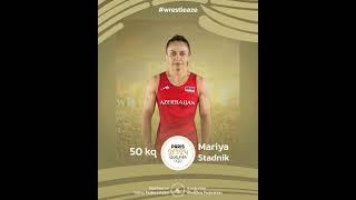 Mariya Stadnik Paris 2024də 14 finala yüksəlir [upl. by Enaej]