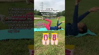 HEAL your diastasis recti NATURALLY with these exercises 💪 [upl. by Onibag297]