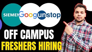 OFF Campus Hirings  Siemens  Google  Kirana  2025  2024  2023 Batch Hiring  Fresher Jobs [upl. by Hayward]