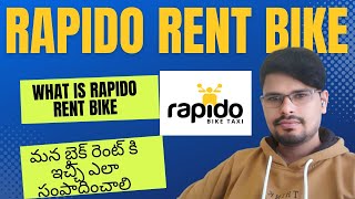 Rapido Rental Bike Information in TeluguRapido Rental Rapido Bike taxi Bn Raj Official [upl. by Danelle]