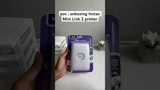 Unboxing Instax Mini Link 2 printer to print all your memories 📸 polaroid polaroids instax asmr [upl. by Broder]