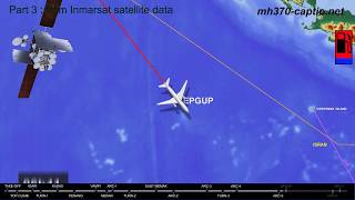 Missing Flight MH370 Piloted Trajectory 13  CAPTIO [upl. by Manvil]