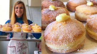 BOMBOLONI ALLA CREMA SOFFICISSIMI  BOMBE SARDE CON CREMA PASTICCERA  Ricetta Perfetta  Carnevale [upl. by Bartolemo189]