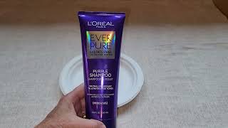 Loreal EverPure Purple Shampoo Review [upl. by Mishaan522]