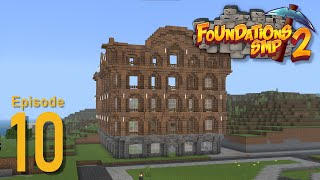 Foundations Episode 10  The City Hotel  Minecraft SMP [upl. by Illoh766]