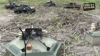 Unimax Forces of Valor 124 BATTLE BEAM RC TANKS [upl. by Oirretno]