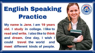 My Name Is Jane  English Listening and Speaking Practice for Beginners 1  CEFR Level A1 A2 [upl. by Carolyne]