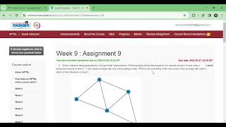 Social Networks  NPTEL Swayam  Week 9 assignment Answers 2024 [upl. by Eb]