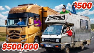 SIDEMEN 500000 vs 500 MOBILE HOME ROAD TRIP [upl. by Jaella]