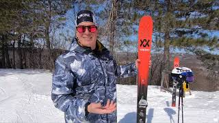 NS SKI TEST DRIVE Volkl Mantra M6 [upl. by Allesor586]