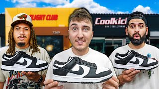 How Far Can We Trade A Panda Dunk At A Sneaker Store [upl. by Petula]