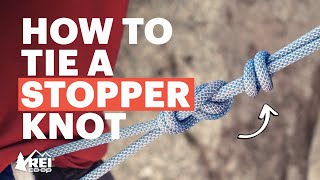 Rock Climbing How to Tie a Stopper Knot [upl. by Teilo923]