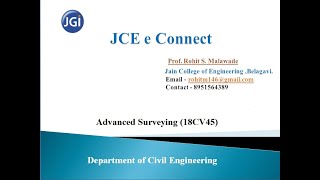 18CV46  Advanced Surveying [upl. by Pembrook]