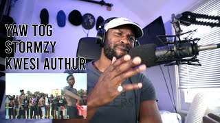 Yaw Tog Stormzy amp Kwesi Arthur  Sore Remix Official Video Reaction  LeeToTheVI [upl. by Che]