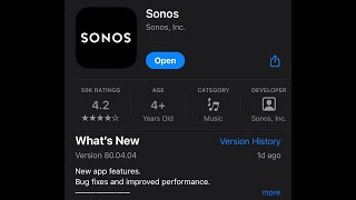 New Sonos App Update 800404  Whats new [upl. by Lessur]