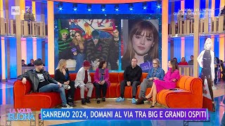 Sanremo 2024 domani la prima serata del Festival  La Volta Buona 05022024 [upl. by Aivuy832]