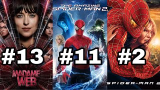 All 14 SpiderMan Movies ranked… [upl. by Mccallum765]