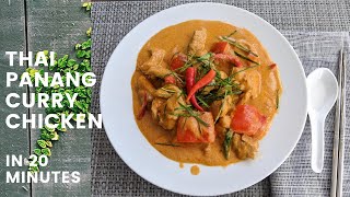 Thai Panang curry with chicken [upl. by Aramen]