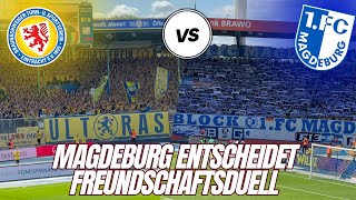 🔥🔥🔥 MAGDEBURG GEWINNT FREUNDSCHAFTSDUELL  Braunschweig vs Magdeburg  FANPRIMUS STADIONVLOG [upl. by Suivatnom445]