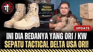 UPDATE 2025 Beginilah cara membedakan Sepatu Tactical Delta Original Made in USA atau KW PARAH [upl. by Sherris486]