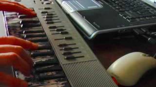 YAMAHA CS01 and KORG Poly 61 DIY music [upl. by Neetsirhc]