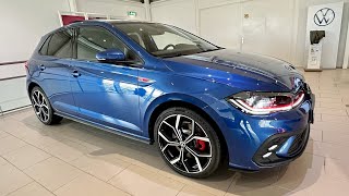 2024 Volkswagen Polo GTI in stunning Midnight Blue  Showroom Tour [upl. by Wattenberg999]