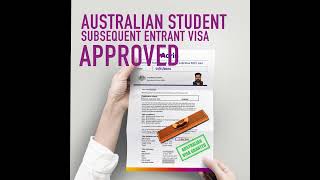 🎉 Congratulations Adrin Antony on receiving your Australian Subsequent Entrant Visa SC 500 🇦🇺 [upl. by Rasia]