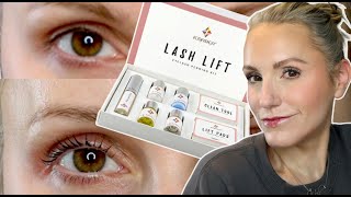 HOW TO DO A LASH LIFT SAFELY AT HOME  ICONSIGN LASH LIFT DEMO [upl. by Pinkham]