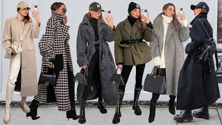 8 WINTER COATS to kick start your new year  HAUL amp TRY ON  January 2022 [upl. by Ennair713]