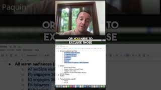Excluding warm audiences can drive better results for your Meta Ads campaigns [upl. by Uriel]