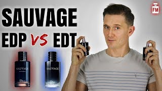 Dior Sauvage Eau de Parfum Review  Sauvage EDP vs EDT [upl. by Karola]