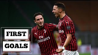 Ismael Bennacer first goal with AC Milan in SERIE A Italia 20192020 viral milan [upl. by Ahsilak]