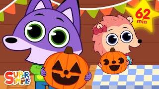 Were Going To The Pumpkin Patch  More  Kids Halloween Music  Super Simple Songs [upl. by Eleirbag]