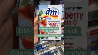 DMProdukteCheck dm nahrungsergänzung cranberries blasenentzündung gesundheit ernährung [upl. by Aihcrop]