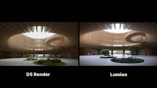 Architecture animation rendering  Lumion vs D5 Render [upl. by Mariana]