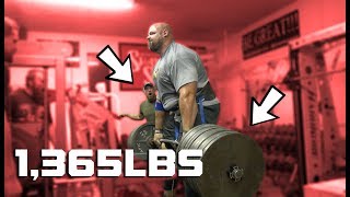 1365LB BELT SQUAT RACK PULL  BRIAN ALSRUHE  BRIAN SHAW [upl. by Stryker106]