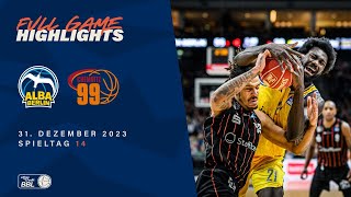 ALBA BERLIN vs NINERS Chemnitz  Full Game Highlights  Spieltag 14 Saison 2324 [upl. by Roi]