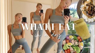 WHAT I EAT IN A DAY Starting the year right healthy diet  Victorias Secret Model  Vita Sidorkina [upl. by Ennayhc]