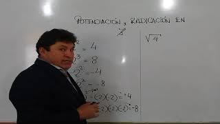 Potenciación y Radicación en Números Enteros Academia Matemática William Horner [upl. by Adnalra745]