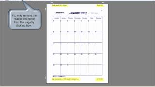 The NoFrills Printable Calendar  How To Print Our Calendars in Portrait and Landscape Mode [upl. by Odrawde598]