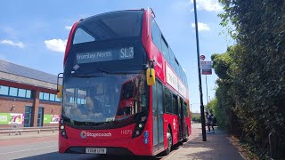 Full Route Visual  London Superloop SL3  Thamesmead TC  Bromley North  YX68UTR 11073 E400MMC SH [upl. by Ikik257]